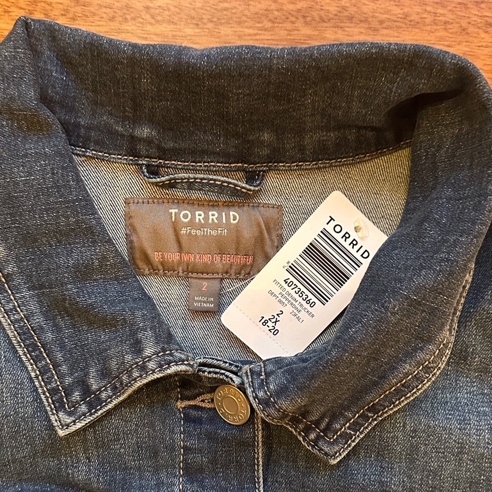 Torrid Denim Jacket - Picture 3 of 5